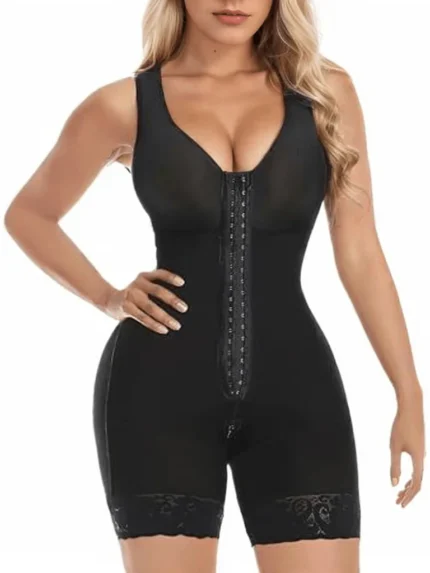 Full Body Corrigerende Bodysuit met Rits