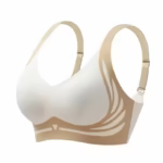 Kant string slipje met koordjes (set van 6) in wit - lifestyle foto
