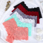 Dames Bloemen Kant Hipster Slips