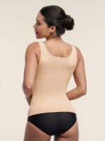 Naadloze Sculpting Tanktop met Diamanten Halslijn en Borstondersteuning - Afbeelding 2