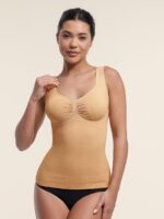 Naadloze Sculpting Tanktop met Diamanten Halslijn en Borstondersteuning - Afbeelding 7