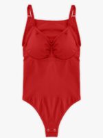 Naadloze Cami Thong Bodysuit met Uitneembare Pads - Afbeelding 7