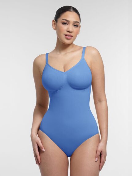 Naadloze Zandloper Borstondersteunende Sculpting Bodysuit – Colombian Shapewear by Curviery